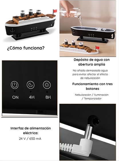 Humidificador Aromático Decorativo